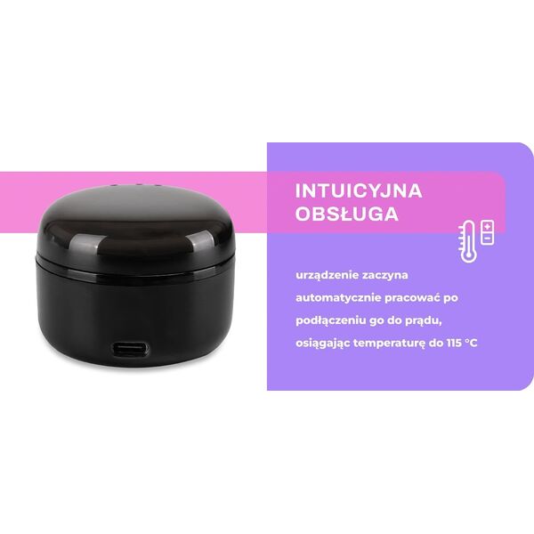 Podgrzewacz wosku iWax zestaw mini do nosa i uszu.