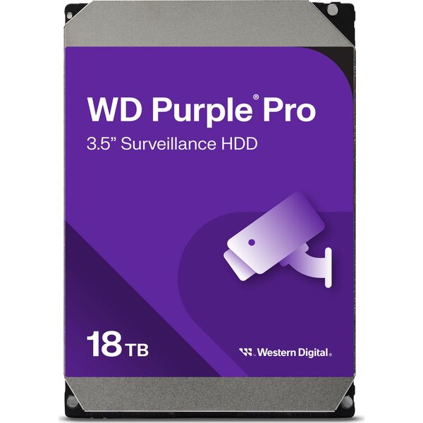 Dysk serwerowy WD Purple Pro 18TB 3.5'' SATA III (6 Gb/s)  (WD181PURP)