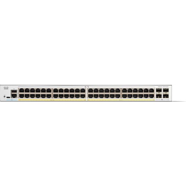 Switch Cisco CISCO Catalyst 1300 48-Port Switch / PoE+ with 740W power budget / 4 x 10G SFP+ Uplinks