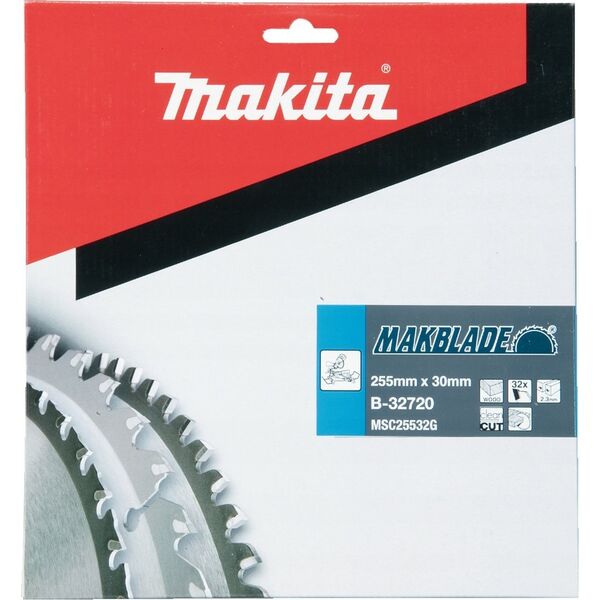 Makita MAKITA ΔΙΚΥΛΛΟ ΠΡΙΟΝΙ 255x30x32z MAKBLADE WOOD 14093015 88381421539