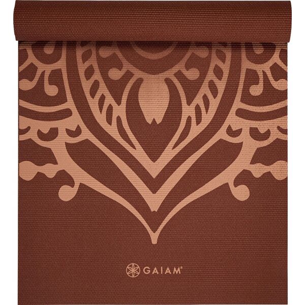 Gaiam GAIAM ΕΝΤΟΝΗ ΣΚΟΥΡΙΑ ΗΛΙΑΚΗ ΣΤΡΩΜΑΤΑ ΥΟΓΚΑ ΜΑΤ 5MM 65738 14224557 18713657381