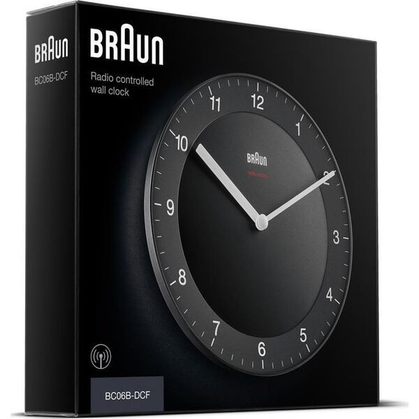 Braun Braun BC 06 B-DCF radio wall clock black