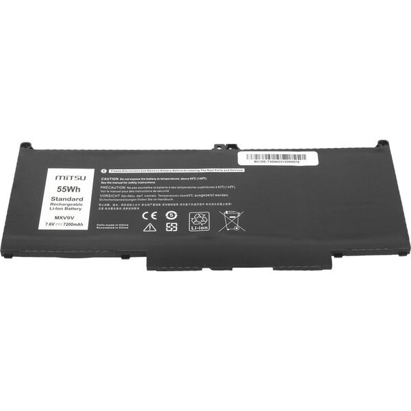 Bateria Mitsu Bateria MXV9V do Dell Latitude 5300 5310 7300 7400