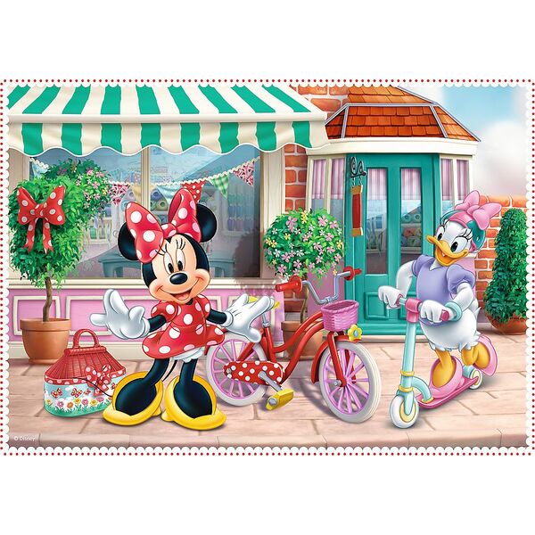 Trefl Puzzle 4w1 Minnie z przyjaciółmi (34355)