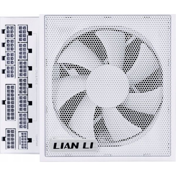 Zasilacz Lian Li Lian Li EDGE EG1000 80 PLUS Platinum Netzteil, PCIe 5.1, ATX 3.1 - 1000 Watt, weiß