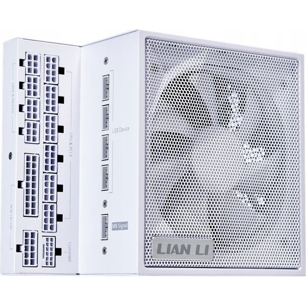 Zasilacz Lian Li Lian Li EDGE EG1000 80 PLUS Platinum Netzteil, PCIe 5.1, ATX 3.1 - 1000 Watt, weiß