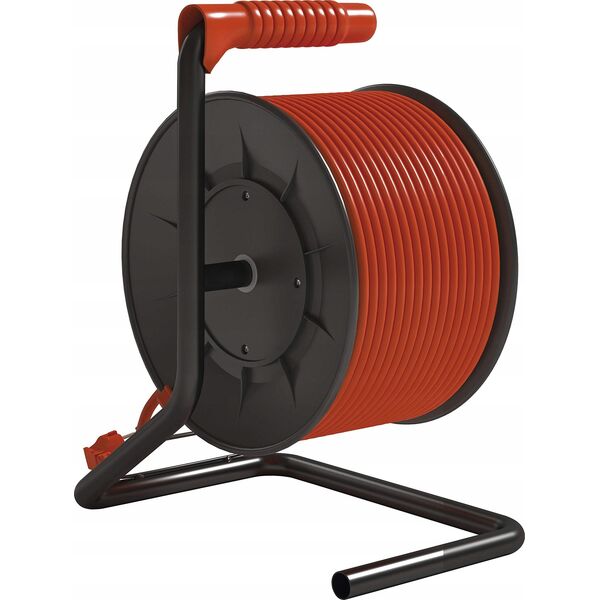 PVC Extension Cord Reel- 4 sockets, 25m, 1,5mm2 SCHUKO