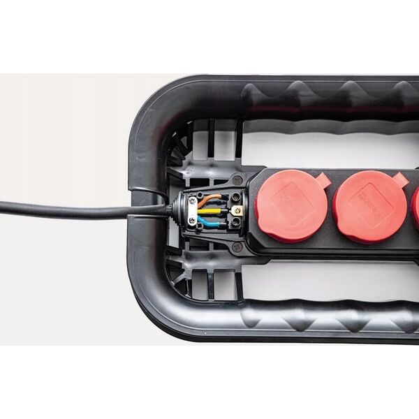 Cable winder with electrical strip Qbrick System Custom Cable Winder with an electrical strip set