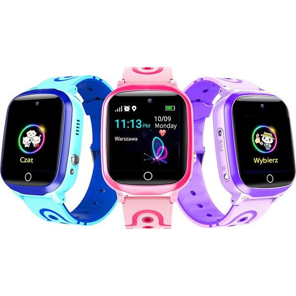 Smartwatch GoGPS K17 Czarny  (K17BK)
