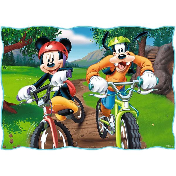 Trefl Puzzle 4w1 Fajny dzień Mickiego / Disney Standard Characters 34604 Trefl p8