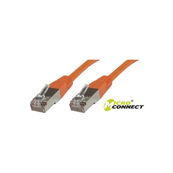 MicroConnect S/FTP CAT6 0.25m Orange LSZH - SSTP60025O