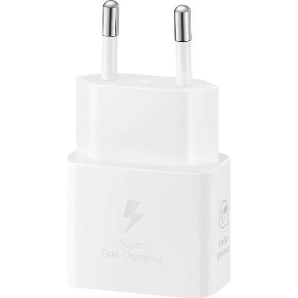 Ładowarka Samsung Ładowarka sieciowa Samsung EP-T2510NWEGEU GaN USB-C 25W SFC - biała
