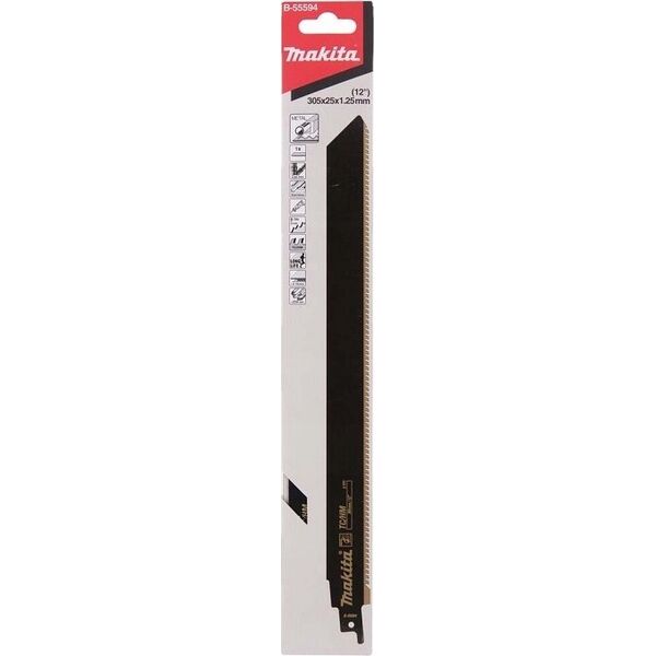Makita MAKITA ΛΑΜΑ ΠΡΙΟΝΙ RECIMER TC/HM 305x1,25mm ΜΕΤΑΛΛΙΚΟ, ΧΑΝΤΕΜΕΝΟ, ΑΝΟΞΕΙΔΩΤΟ ΑΤΣΑΛΙ 13990154 88381483599