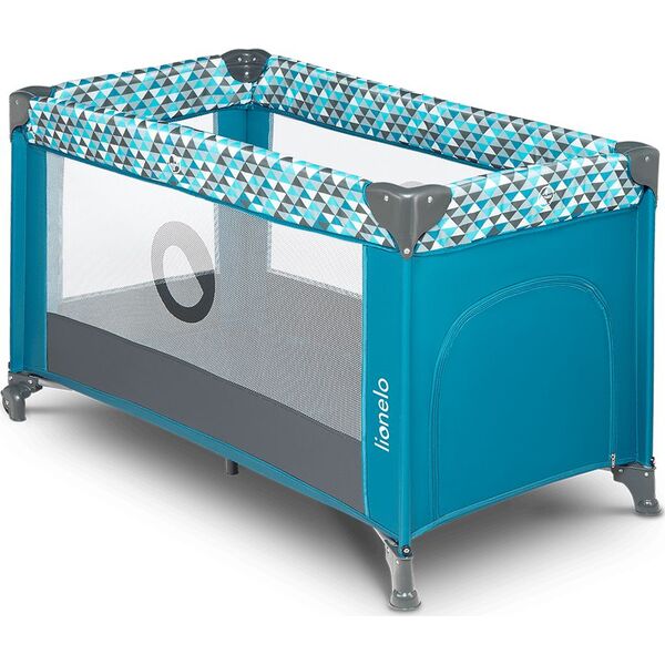 Lionelo Łóżeczko turystyczne STEFI Green Turquoise