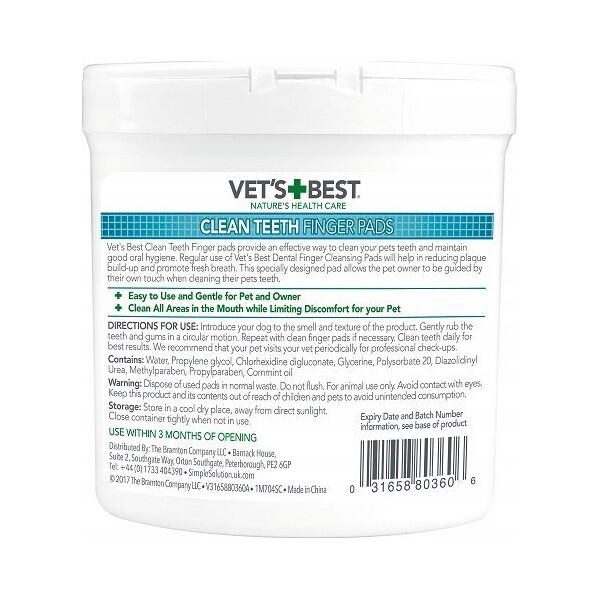 VETS BEST FINGER Tooth CLEARERS 50 τεμ. 14104383 31658803606