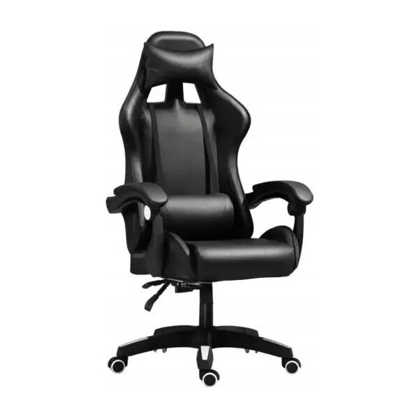 Krzesło biurowe ExtraLink EXTRALINK GAMING FOTEL GAMINGOWY BIUROWY OBROTOWY KUBEŁKOWY CZARNY G-524