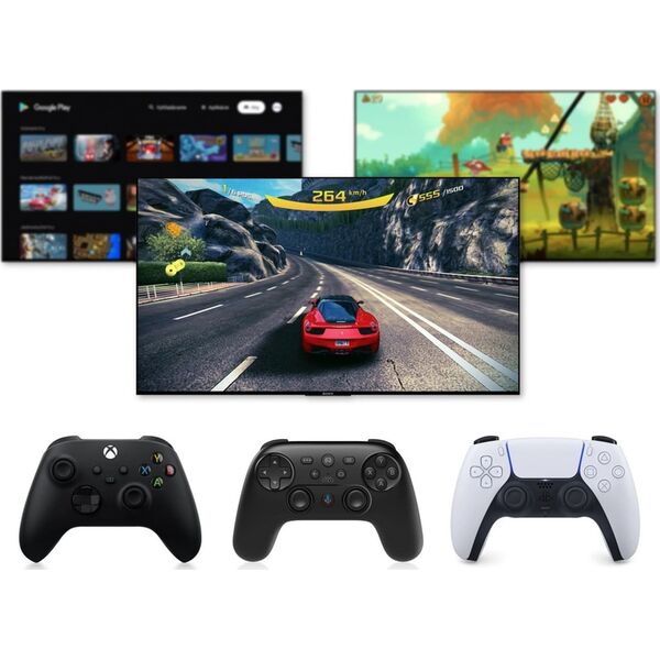 Odtwarzacz multimedialny AbCom Android SMART TV Homatics Dongle R 4K Android 11