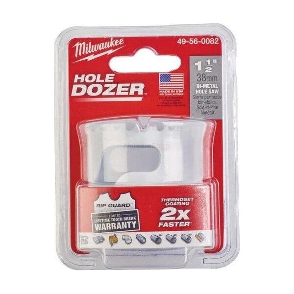 Milwaukee MILWAUKEE ΔΙΜΕΤΑΛΙΚΟ ΠΡΙΟΝΟ ΤΡΥΠΗΣ 38mm BLISTER 13763370 45242193035