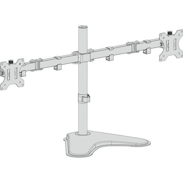 Connect IT Stojak biurkowy na 2 monitory 13" - 32" (CMF-3204-BK)