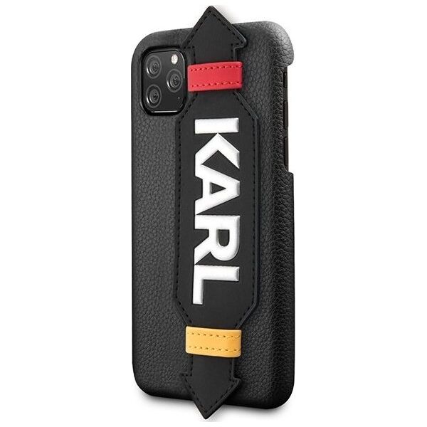 Karl Lagerfeld Etui Karl Lagerfeld KLHCN58HDAWBK Apple iPhone 11 Pro hardcase czarny/black Strap