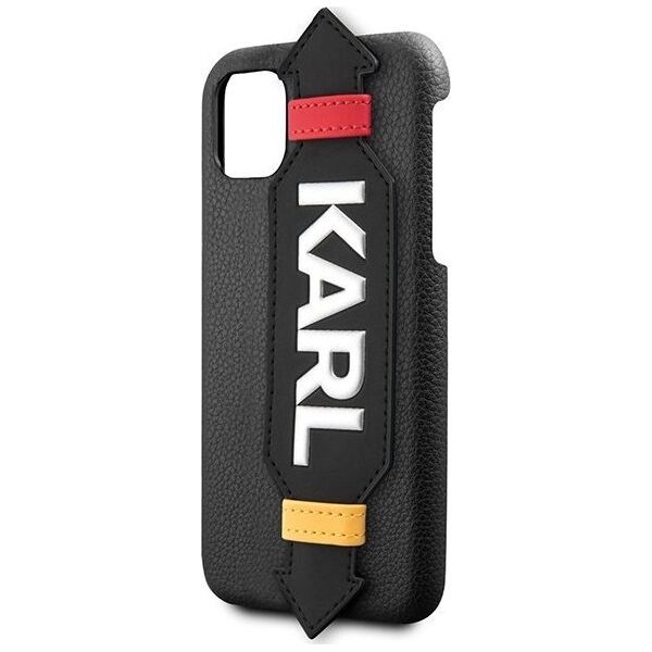 Karl Lagerfeld Etui Karl Lagerfeld KLHCN58HDAWBK Apple iPhone 11 Pro hardcase czarny/black Strap