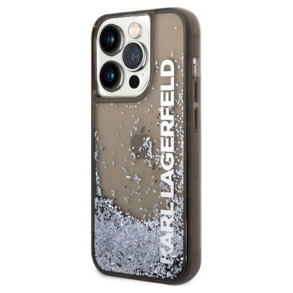 Karl Lagerfeld Etui Karl Lagerfeld KLHCP14XLCKVK Apple iPhone 14 Pro Max czarny/black hardcase Liquid Glitter Elong