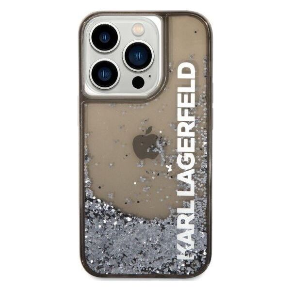 Karl Lagerfeld Etui Karl Lagerfeld KLHCP14XLCKVK Apple iPhone 14 Pro Max czarny/black hardcase Liquid Glitter Elong