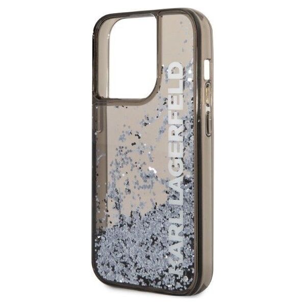 Karl Lagerfeld Etui Karl Lagerfeld KLHCP14XLCKVK Apple iPhone 14 Pro Max czarny/black hardcase Liquid Glitter Elong