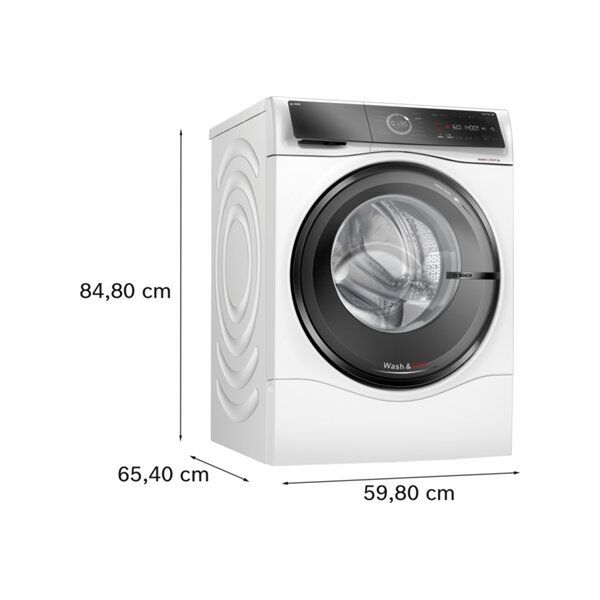 Pralko-suszarka Bosch Bosch | Washing Machine with Dryer | WNC254A0SN | Energy efficiency class D | Front loading | Washing capacity 10.5 kg | 1400 RPM | Depth 62 cm | Width 60 cm | Display | LED | Drying system | Drying capacity 6 kg | Steam function | W