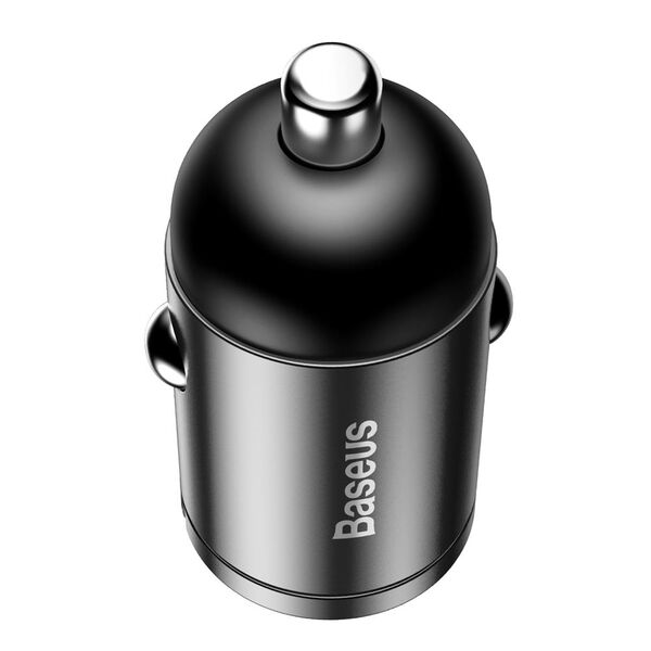 Baseus car charger Tiny Star Mini QC 3.0 30W 1x USB gray 6953156297883