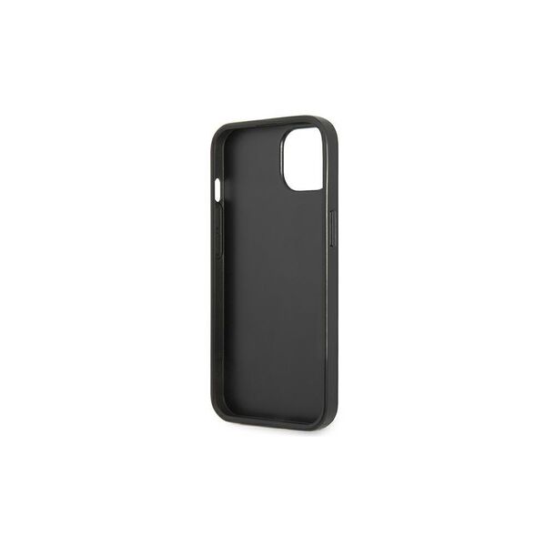 Guess case for iPhone 14 Pro 6,1&quot; GUHCP14LPSATLK black HC Saffiano PU Triangle 3666339065386