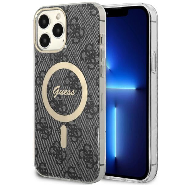 Guess case for iPhone 13 Pro Max 6,7&quot; GUHMP13XH4STK black hardcase Magsafe IML 4G 3666339126827