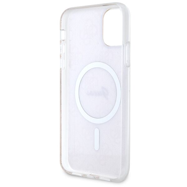 Guess case for iPhone 11 GUHMN61H4STP pink hardcase Magsafe IML 4G 3666339127343