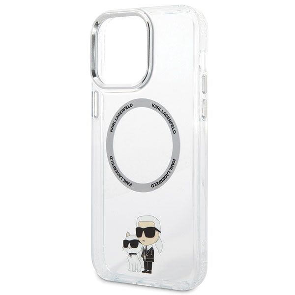 Karl Lagerfeld case for iPhone 13 Pro Max 6,7&quot; KLHMP13XHNKCIT transparent hardcase Magsafe IML NFT Karl & Choupette 3666339126353