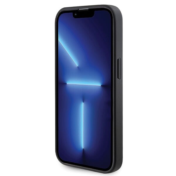 Guess case for iPhone 14 Pro 6,1&quot; GUHMP14LPSAHMCK black HC PU Saffiano Magsafe 3666339155742