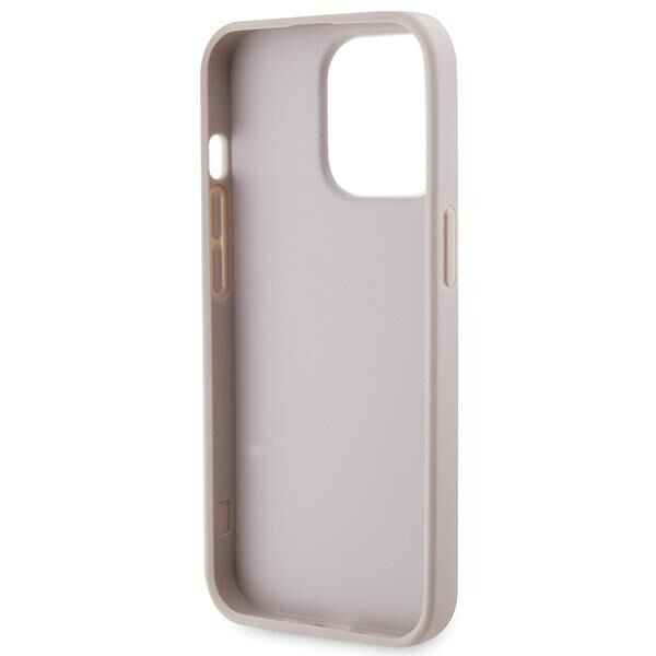 Guess case for iPhone 13 Pro Max 6,7&quot; GUHCP13XP4TDSCPP pink HC PU Leather Metal Logo Strass Crossbody 3666339147174