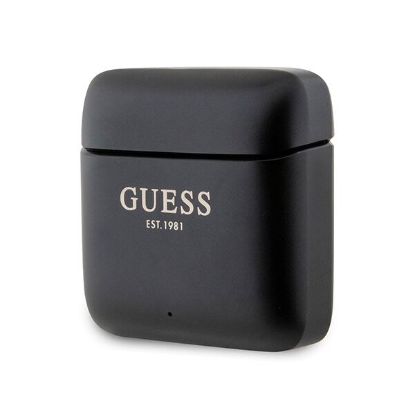 Guess Bluetooth headphones GUTWSSU20ALEGK TWS + charge station black Printed Logo 3666339170288
