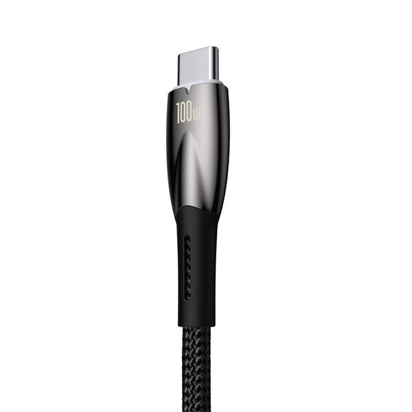Baseus cable Glimmer USB - USB-C 1,0m black 100W 6932172617967