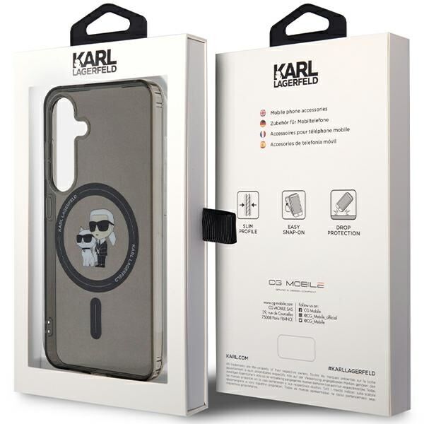 Karl Lagerfeld case for Samsung Galaxy S24 KLHMS24SHGKCNOK black HC MAGSAFE IML C 3666339246600
