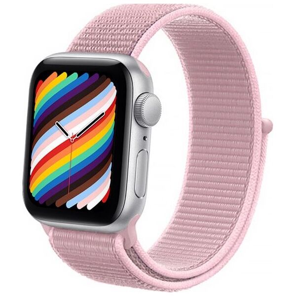 Crong Pasek sportowy Crong Nylon do Apple Watch 38/40mm (Powder Pink)