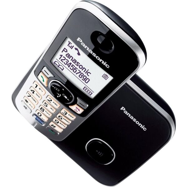 Telefon stacjonarny Panasonic Czarny