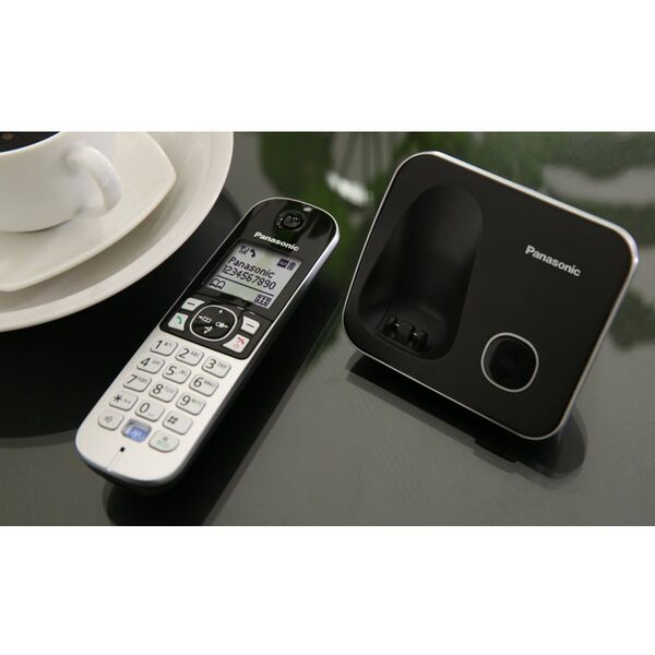 Telefon stacjonarny Panasonic Czarny