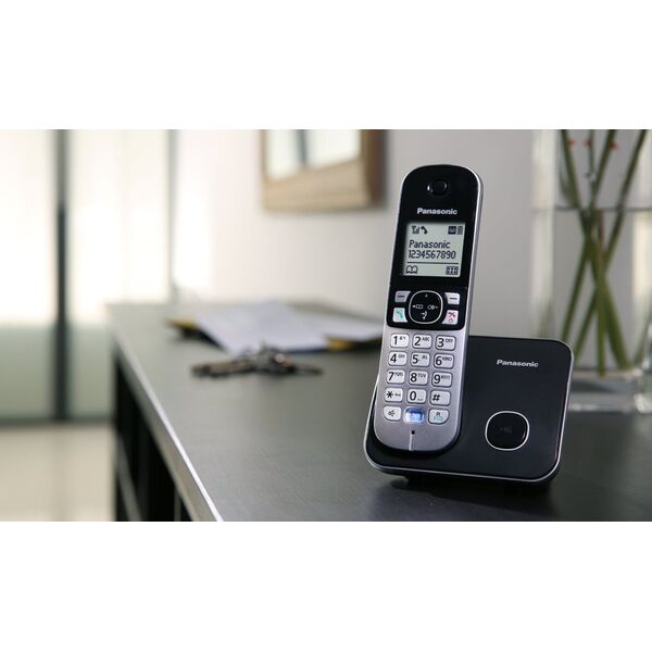 Telefon stacjonarny Panasonic Czarny