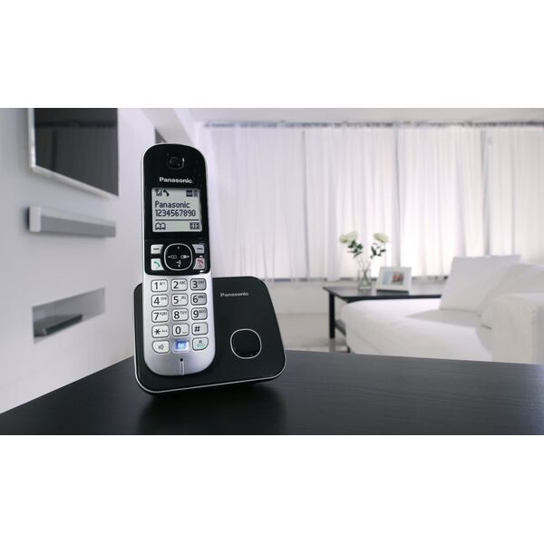 Telefon stacjonarny Panasonic Czarny