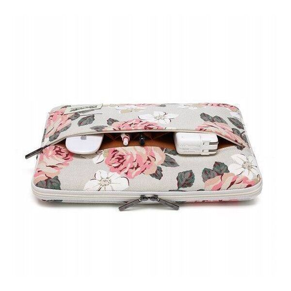 Canvaslife Sleeve Laptop 13-14 White Rose 0795787711194