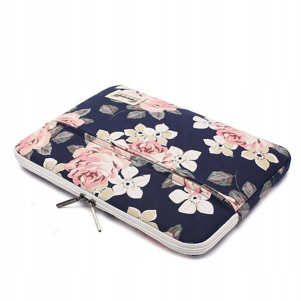 Canvaslife Sleeve Laptop 13-14 White Rose 0795787711194