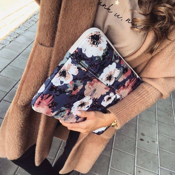 Canvaslife Sleeve Laptop 13-14 White Rose 0795787711194