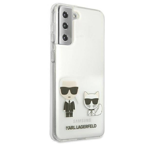 Original Case SAMSUNG GALAXY S21+ Karl Lagerfeld Hardcase Karl & Choupette (KLHCS21MCKTR) transparent 3666339003357