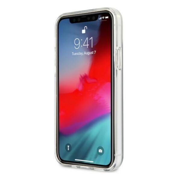 Original Case IPHONE 12 PRO MAX BMW Hardcase Motorsport Tricolor (BMHCP12LSKTGT) transparent 3666339011697