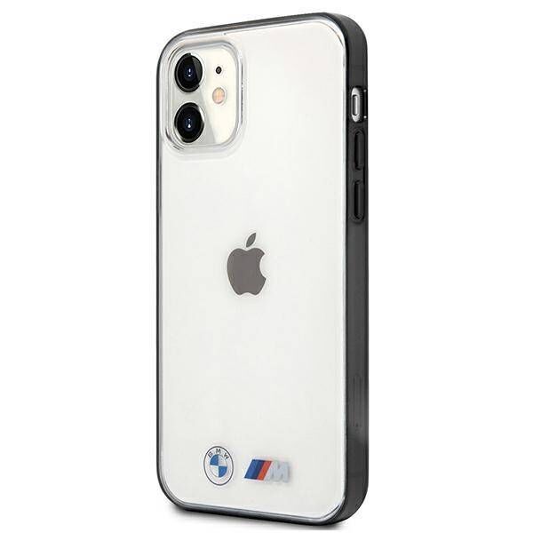 Original Case IPHONE 12 MINI BMW Hardcase Sandblast (BMHCP12SMBTOK) transparent 3666339011314